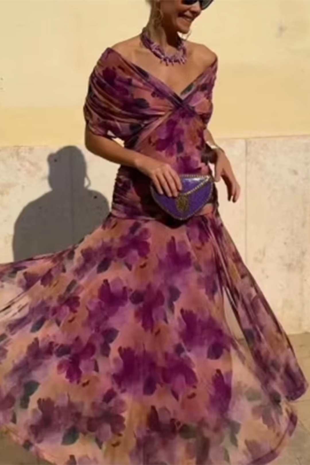 Hendrika | Coral Glow Evening Dress