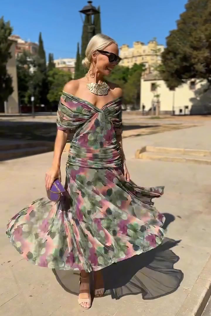 Hendrika | Coral Glow Evening Dress