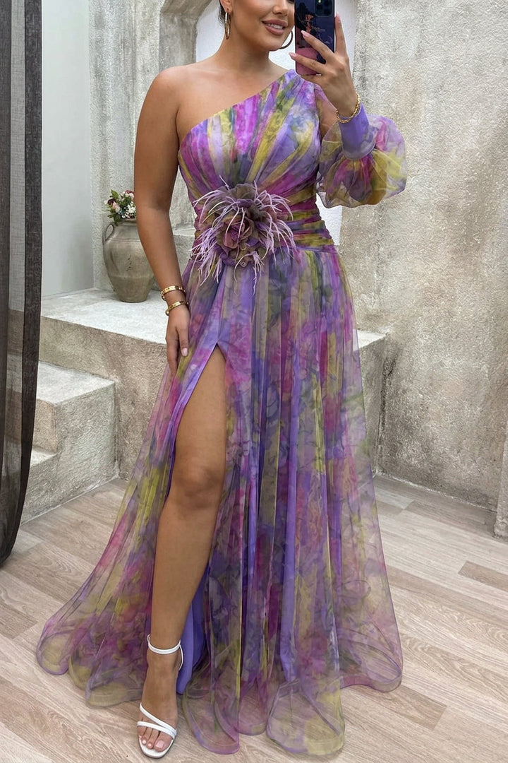 Grace | Summer Escape Beauty Floral Pleated Maxi Dress
