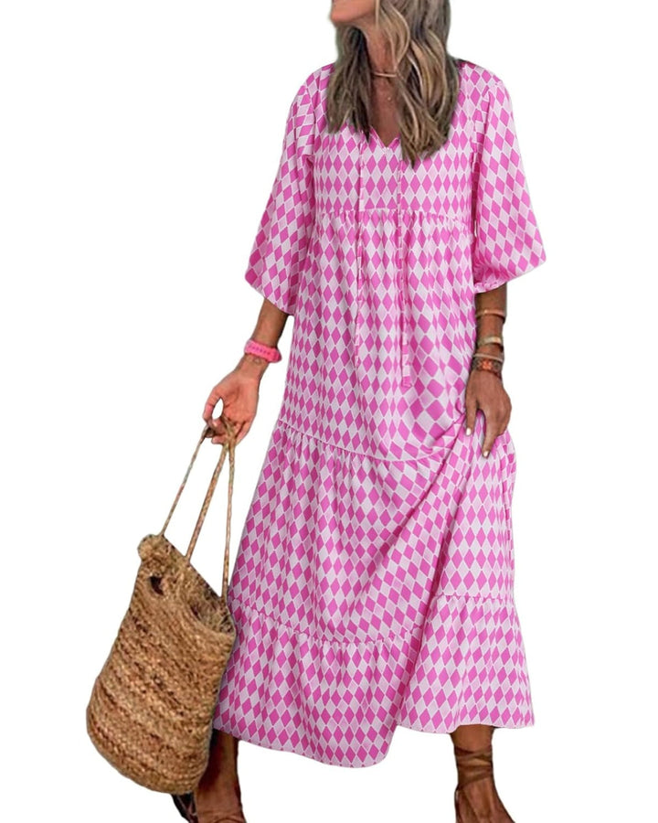 Nina  | Floral Boho Maxi Dress