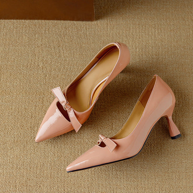 Elayna | Elegant Leather Pumps