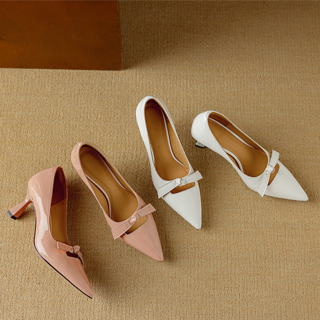 Elayna | Elegant Leather Pumps