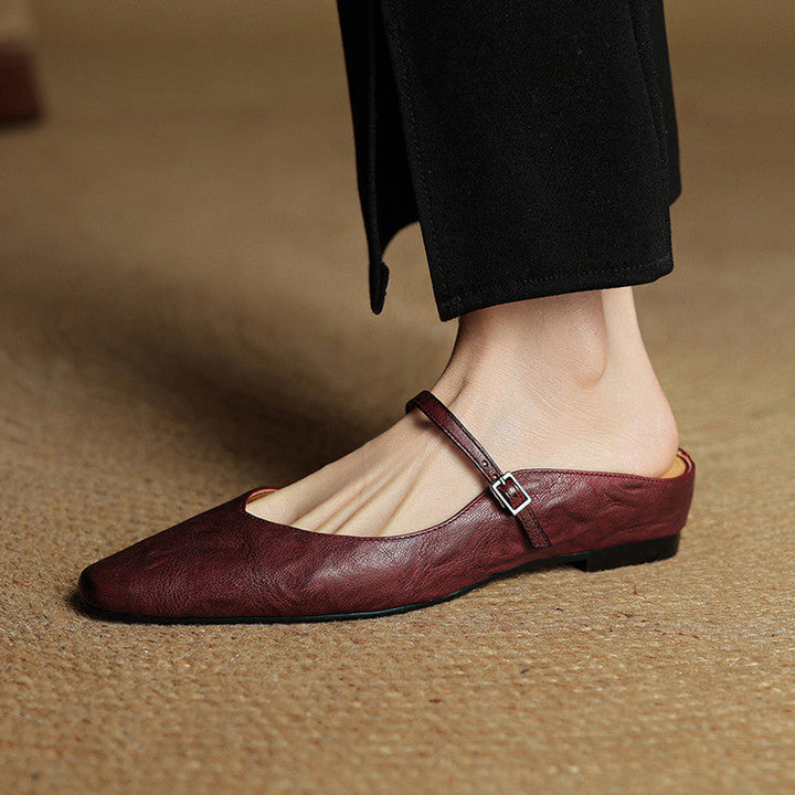 Orella | Pointed Toe Slingback Flats
