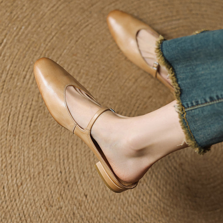 Marvyn | Pointed-Toe Mary Jane Mules