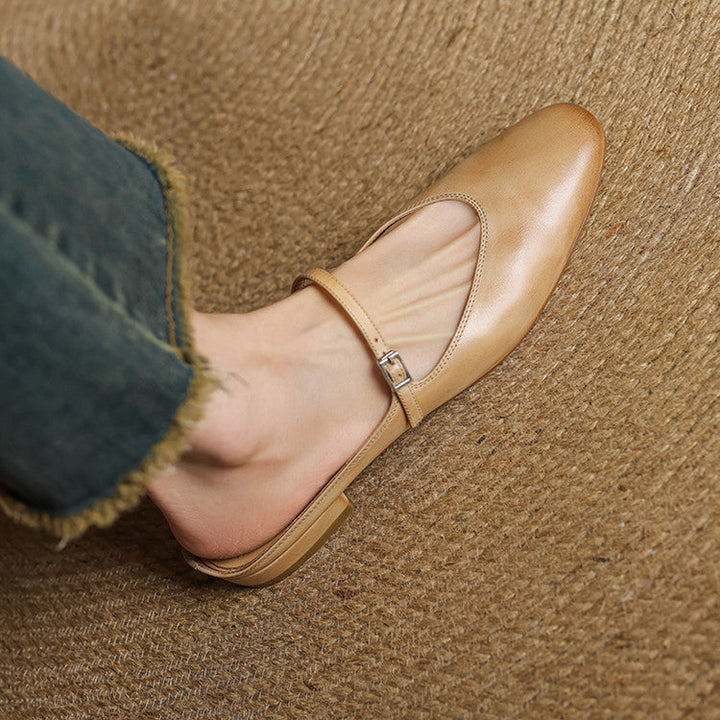 Marvyn | Pointed-Toe Mary Jane Mules
