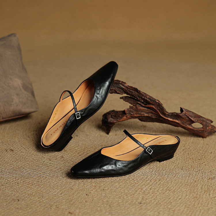 Orella | Pointed Toe Slingback Flats