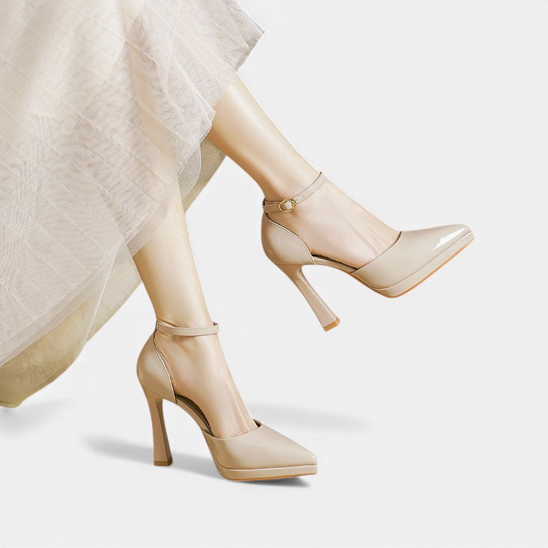 Evette | Leather Heels