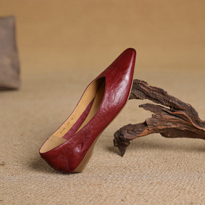 Valmir | Pointed-Toe Minimalist Flat Mules