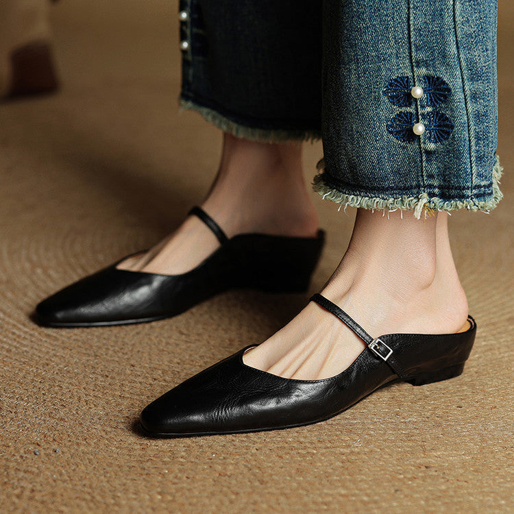 Orella | Pointed Toe Slingback Flats