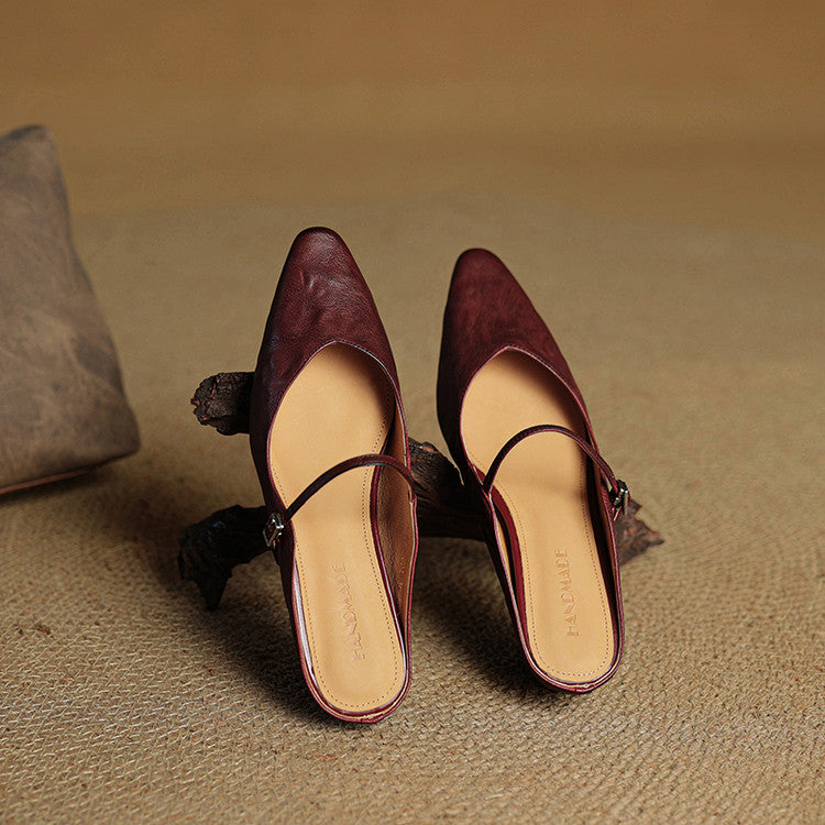 Orella | Pointed Toe Slingback Flats