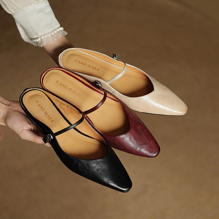 Orella | Pointed Toe Slingback Flats