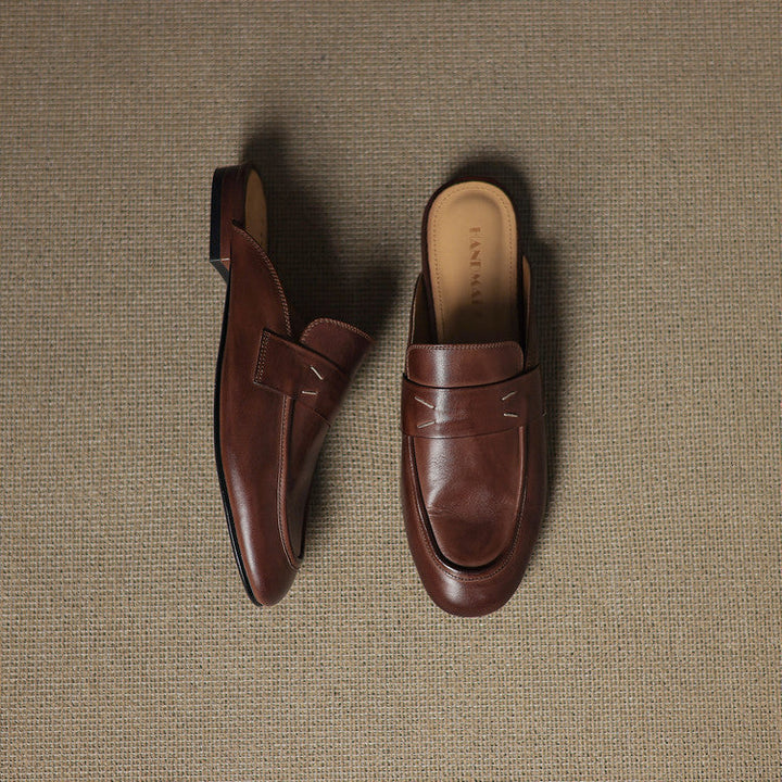Serin | Classic Penny Loafer Mules