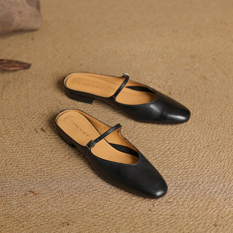 Marvyn | Pointed-Toe Mary Jane Mules
