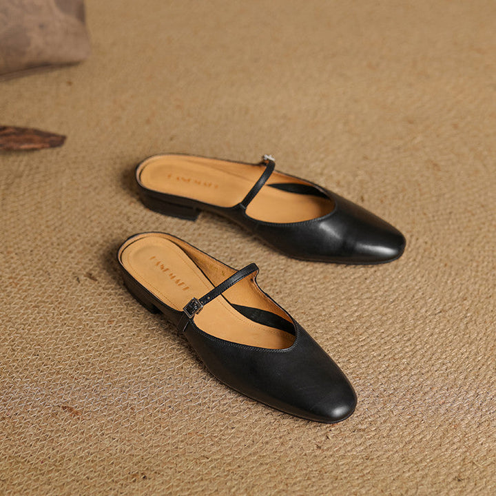 Marvyn | Pointed-Toe Mary Jane Mules
