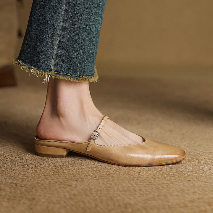 Marvyn | Pointed-Toe Mary Jane Mules