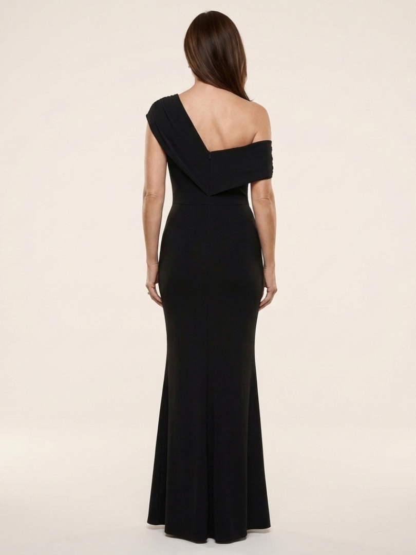 Calista | One Shoulder Draped Maxi Dress
