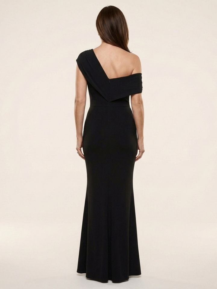 Calista | One Shoulder Draped Maxi Dress