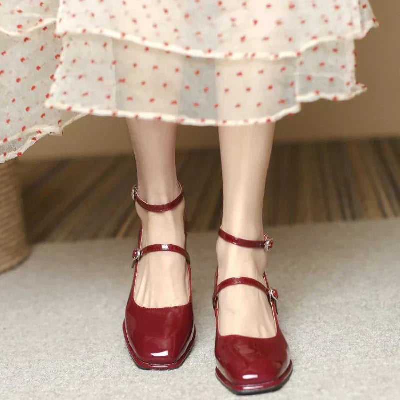 Sophie | Elegant Ankle-Strap Pumps