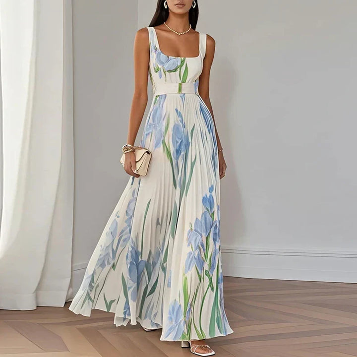 Grace | Floral A-Line Maxi Dress