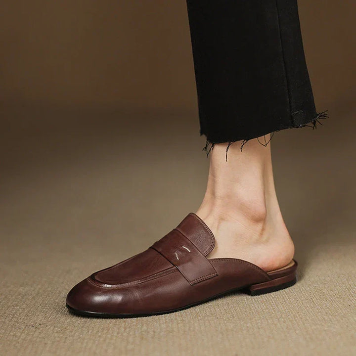 Serin | Classic Penny Loafer Mules