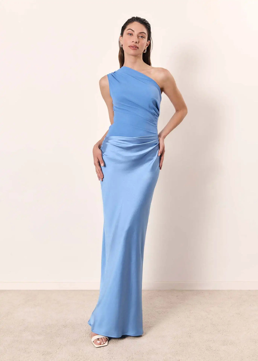 Ashley | Maxi Dress with a Guilt in Satin