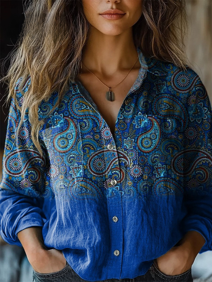 Maja™ | Vintage Paisley-Print Blouse