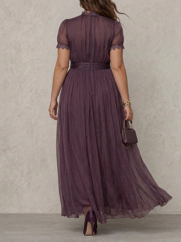 Ashley | Vintage Elegant Chiffon Maxi Dress