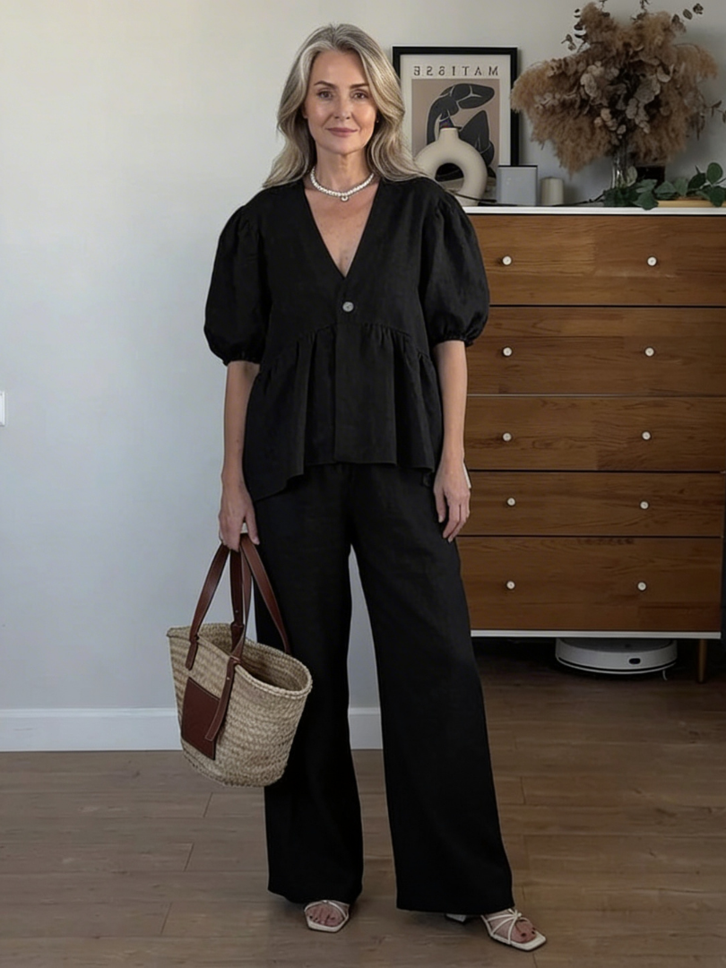 Seraphine | Relaxed Linen Two Piece Set