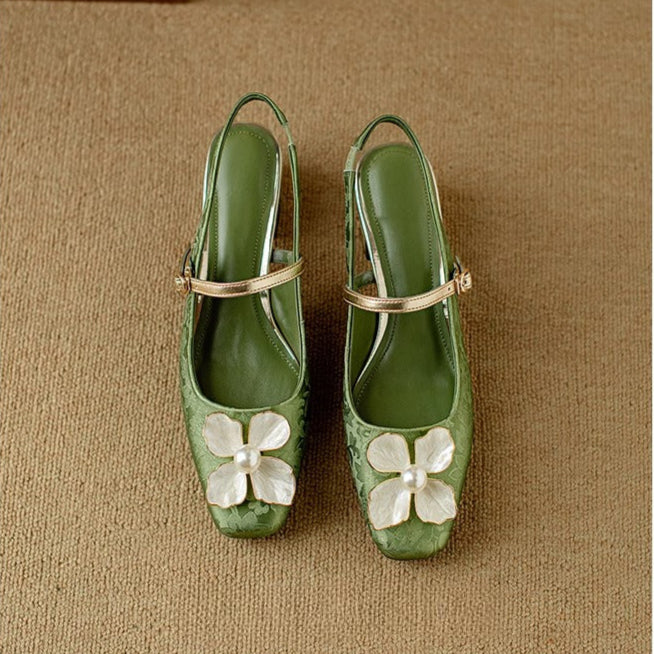 Diana | Genine Slingback Pumps