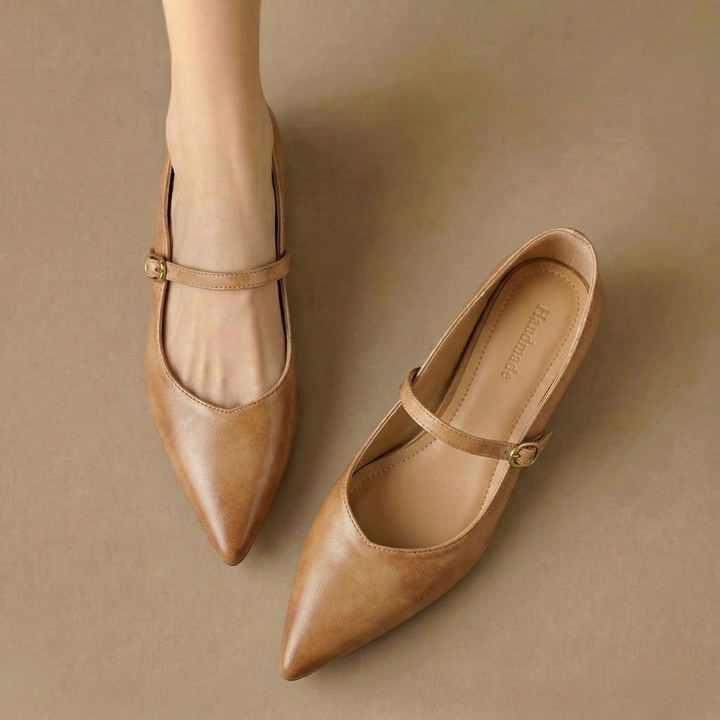 Neok | Pointed-Toe Mary Jane Heel Mules